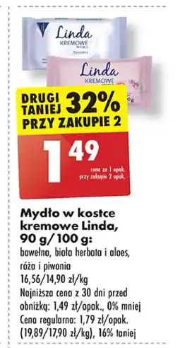 Biedronka Mydło kremowe bawełna Linda oferta