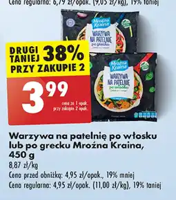 Biedronka Warzywa na patelnie po włosku Mroźna Kraina oferta