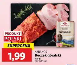 Boczek góralski Kabanos