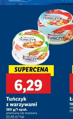 Lidl Tuńczyk z warzywami americana Graal oferta