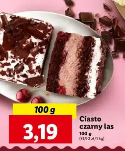Lidl Ciasto czarny las oferta