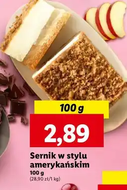 Lidl Sernik w stylu amerykańskim oferta