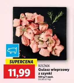 Lidl Gulasz wieprzowy z szynki Rzeźnik Codzienna Dostawa oferta