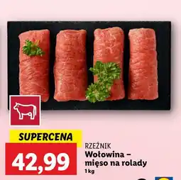 Lidl Mięso wołowe na rolady Rzeźnik Codzienna Dostawa oferta