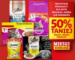 Lidl Karma dla kota z łososiem tuńczykiem dorszem Sheba Fresh & Fine oferta