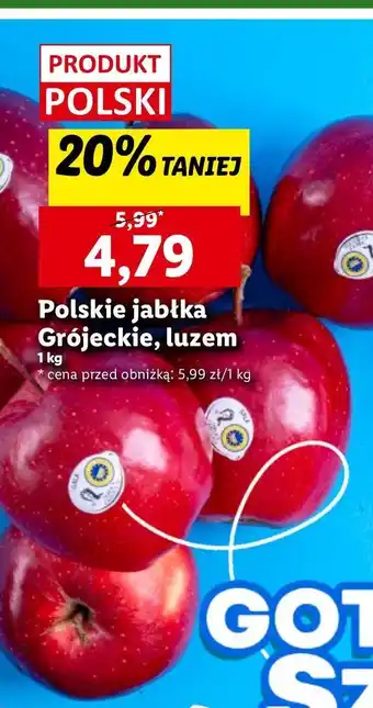 Lidl Jabłka grójeckie oferta