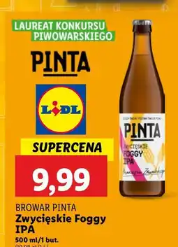 Lidl Piwo foggy ipa Pinta Zwycięskie oferta