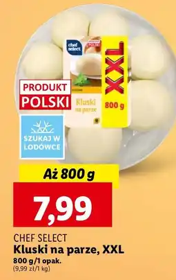 Lidl Kluski na parze Chef Select oferta