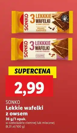 Lidl Wafelki 3 ziarna Sonko Lekkkie oferta