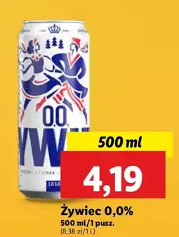 Lidl Piwo Żywiec Bezalkoholowe oferta