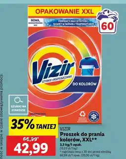 Lidl Proszek do prania kolorów Vizir oferta