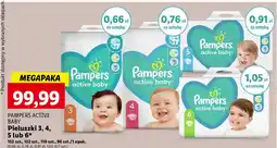Lidl Pieluchy 5 Pampers Active Baby oferta