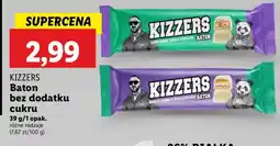Lidl Baton słony karmel i biała czekolada Kizzers oferta