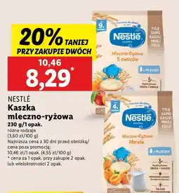 Lidl Kaszka mleczno-ryżowa 5 owoców Nestle oferta