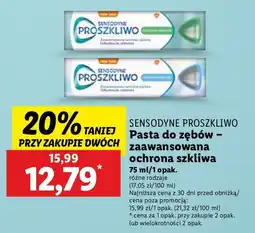Lidl Pasta do zębow Sensodyne Pro Szkliwo Codzienna Ochrona oferta