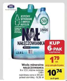 Carrefour Woda niegazowana Nałęczowianka oferta