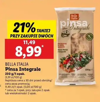 Lidl Pinsa integrate Bella Italia oferta