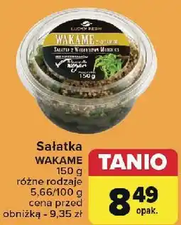 Carrefour Sałatka wakame z sezamem Lucky Fish oferta