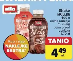 Carrefour Napój mleczny milky chocolate Mullermilch Shake oferta