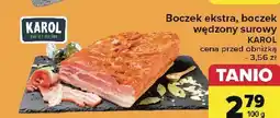 Carrefour Boczek wędzony surowy Karol oferta