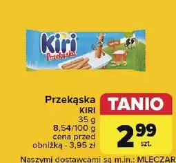 Carrefour Przekąska: serek+paluszki Kiri oferta