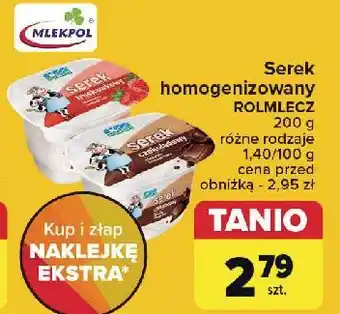 Carrefour Serek czekoladowy Rolmlecz oferta