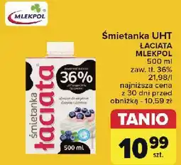 Carrefour Śmietanka 36 % Łaciata oferta