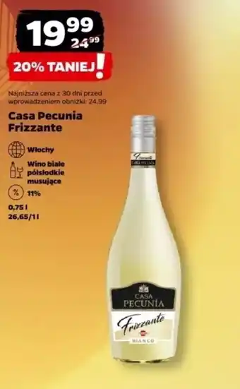 Netto Wino musujące Casa Pecunia oferta