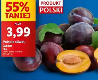 Lidl Śliwki Polski oferta