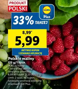 Lidl Maliny Plus-Plus oferta