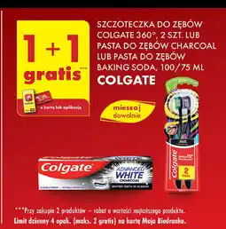 Biedronka Pasta do zębów charcoal Colgate Advanced White oferta
