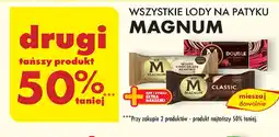 Biedronka Lód raspberry Algida Magnum Double oferta