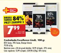 Biedronka Czekolada 85 % cocoa Lindt Excellence oferta