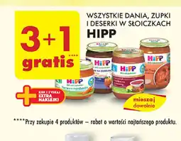 Biedronka Kaszka mleczna z biszkoptami i jabłkami Hipp Przysmak Na Dobranoc oferta