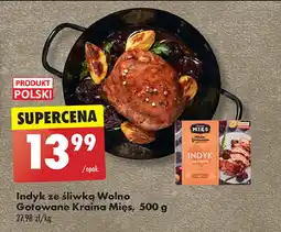 Biedronka Indyk ze śliwką wolno gotowane Kraina Mięs oferta