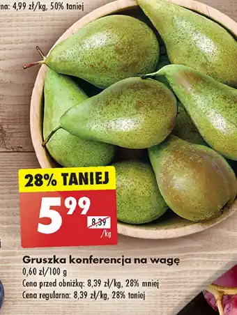 Biedronka Gruszka konferencja oferta