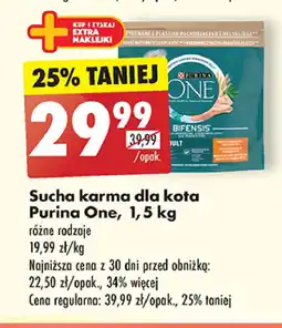 Biedronka Karma dla kota adult kurczak i pełne ziarna Purina One oferta