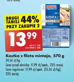 Biedronka Mintaj kostka Abramczyk oferta