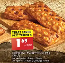 Biedronka Ciastko duet z truskawkami oferta