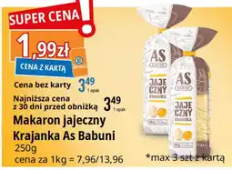 E.Leclerc Makaron 4-jajeczny krajanka As-Babuni oferta