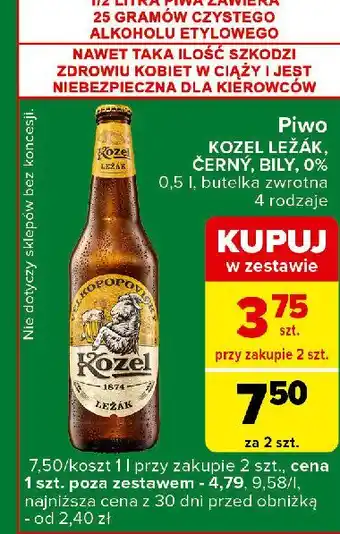 Carrefour Express Piwo Kozel Lezak oferta