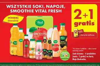 Biedronka Lemoniada cytryna malina Vital Fresh oferta