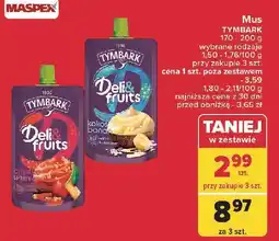 Carrefour Mus ciastko wiśnia Tymbark Deli & Fruits oferta