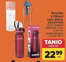Carrefour Butelka filtrująca wodę z wkładem 600 ml różowa Brita oferta