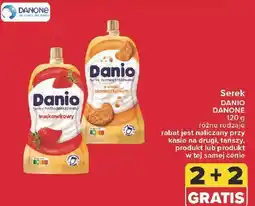 Carrefour Serek truskawka saszetka Danone Danio oferta