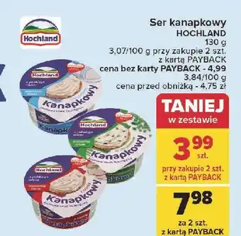 Carrefour Serek z szynką Hochland Kanapkowy oferta