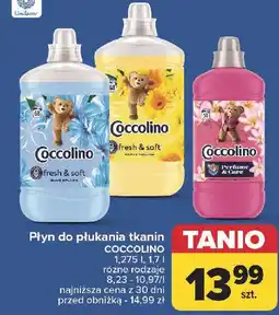 Carrefour Płyn do płukania blue splash Coccolino Fresh & Soft oferta