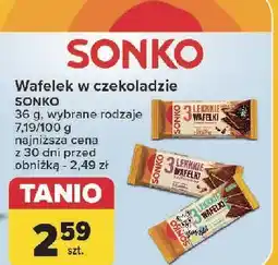 Carrefour Wafelki 3 ziarna Sonko Lekkkie oferta