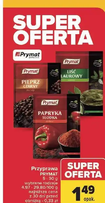 Carrefour Liść laurowy suszony Prymat oferta