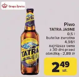 Carrefour Piwo Tatra Jasne Pełne oferta